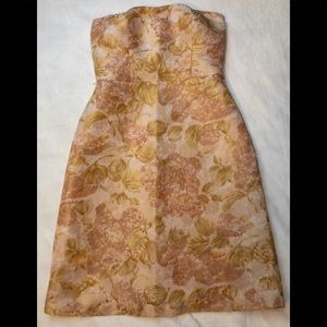 Ann Taylor strapless dress.